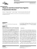 Cover page: Alopecia and Associated Toxic Agents: A Systematic Review