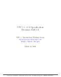 Cover page: UPC++ v1.0 Specification, Revision 2020.3.0