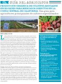 Cover page of Producción orgánica de cultivos asociados en bloques para mercados directos en la Costa Central de California:&nbsp;Una guía para agricultores principiantes de cultivos especializados