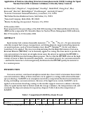 Cover page of Application of Neutron-Absorbing Structural-Amorphous metal (SAM) Coatings for Spent Nuclear Fuel (SNF) Container to Enhance Criticality Safety Controls