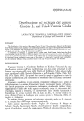 Cover page: Distribuzione ed ecologica del genere <i>Genista</i> L. nel Friuli-Venezia Giulia