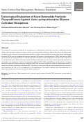 Cover page: Toxicological Evaluation of Novel Butenolide Pesticide Flupyradifurone Against Culex quinquefasciatus (Diptera: Culicidae) Mosquitoes
