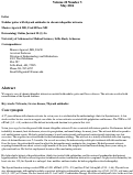 Cover page: Nodular goiter with thyroid antibodies in chronic idiopathic urticaria