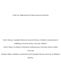Cover page: CASE Act: Implications for college and research libraries