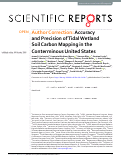 Cover page: Author Correction: Accuracy and Precision of Tidal Wetland Soil Carbon Mapping in the Conterminous United States