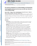 Cover page: Pre-exposure prophylaxis use, HIV knowledge, and internalized homonegativity among men who have sex with men in Brazil: A cross-sectional study
