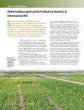 Cover page: Understanding organic potato fertilization dynamics at Intermountain REC