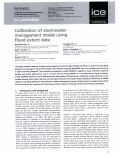 Cover page: Calibration of stormwater management model using flood extent data