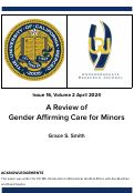 Cover page: A Review of Gender Affirming Care for Minors
