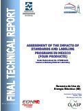Cover page: Assessment of the Impacts of Standards and Labeling Programs in Mexico (four 
products).