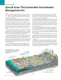 Cover page: Special Issue: The Sustainable Groundwater Management Act