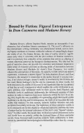 Cover page: Bound by Fiction: Figurai Entrapment in <em>Dom Casmurro and Madame Bovary</em>