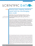 Cover page: Sharing brain mapping statistical results with the neuroimaging data model