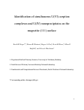 Cover page: Identification of simultaneous U(VI) sorption complexes and U(IV) nanoprecipitates on the magnetite (111) surface