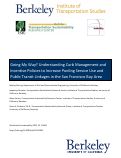 Cover page: Going My Way? Understanding Curb Management and Incentive Policies to Increase Pooling Service Use and Public Transit Linkages in the San Francisco Bay Area
