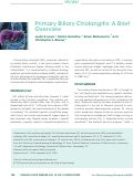 Cover page: Primary Biliary Cholangitis: A Brief Overview.