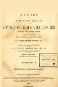 Cover page: Report on the scientific results of the voyage of H.M.S. Challenger during the years 1873-76. Botany - Vol. 1