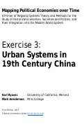 Cover page: Mapping Political Economies over Time, GIS Exercise 3: Urban Systems in 19th Century China