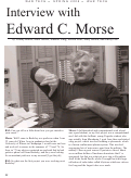 Cover page: Interview with Edward C. Morse
