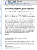 Cover page: Association of Incident Amelanotic Melanoma With Phenotypic Characteristics, MC1R Status, and Prior Amelanotic Melanoma