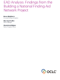 Cover page of EAD Analysis: Findings from the Building a National Archival Finding Aid Network Project