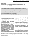 Cover page: Prenatal one-carbon metabolism dysregulation programs schizophrenia-like deficits.