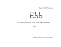 Cover page: Ebb