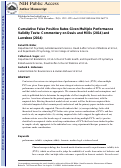 Cover page: Cumulative False Positive Rates Given Multiple Performance Validity Tests: Commentary on Davis and Millis (2014) and Larrabee (2014)