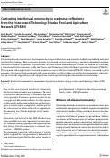 Cover page: Cultivating intellectual community in academia: reflections from the Science and Technology Studies Food and Agriculture Network (STSFAN).