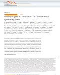 Cover page: Antihydrogen accumulation for fundamental symmetry tests