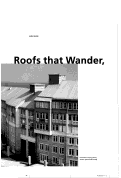 Cover page: Roofs that Wander, Lanterns that Levitate     [Images that Motivate]