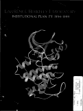 Cover page: Lawrence Berkeley Laboratory Institutional Plan FY 1994-99