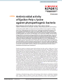 Cover page: Antimicrobial activity of Epsilon-Poly-l-lysine against phytopathogenic bacteria