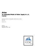 Cover page of Artes: An Integrated Model of Water Supply in L.A. County