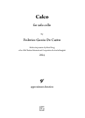Cover page: Calco