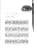 Cover page: La metáfora intersticial: La frontera de cristal, de Carlos Fuentes