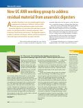 Cover page: New UC ANR working group to address residual material from anaerobic digesters