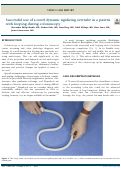 Cover page: Successful use of a novel dynamic rigidizing overtube in a patient with looping during colonoscopy