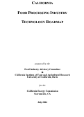 Cover page: California Food Processing Industry Technology Roadmap