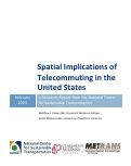 Cover page: Spatial Implications of Telecommuting in the United States