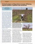 Cover page: Orchard-system configurations increase efficiency, improve profits in peaches and nectarines