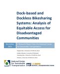 Cover page: Dock-based and Dockless Bikesharing Systems: Analysis of Equitable Access for Disadvantaged Communities