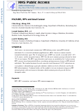 Cover page: Human Immunodeficiency Virus/AIDS, Human Papillomavirus, and Anal Cancer