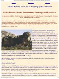Cover page: Pedra Furada, Brazil: Paleoindians, Paintings and Paradoxes, an interview 