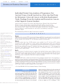 Cover page: Individual Patient Data Analysis of Progression-Free Survival Versus Overall Survival As a First-Line End Point for Metastatic Colorectal Cancer in Modern Randomized Trials: Findings From the Analysis and Research in Cancers of the Digestive System Database