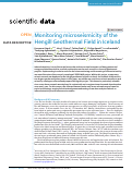 Cover page: Monitoring microseismicity of the Hengill Geothermal Field in Iceland