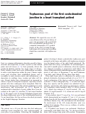 Cover page: Tophaceous gout of the first costochondral junction in a heart transplant patient