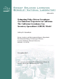 Cover page: Estimating Policy-Driven Greenhouse Gas Emissions Trajectories in California: The California Greenhouse Gas Inventory Spreadsheet (GHGIS) Model