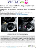 Cover page: Point-of-care Ultrasound for the Diagnosis of Ovarian and Fallopian Tube Torsion