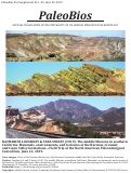 Cover page: The middle Miocene in southern California: Mammals, environments, and tectonics of the Barstow, Crowder, and Cajon Valley formations—Field Trip of the North American Paleontological Convention, June 22, 2019